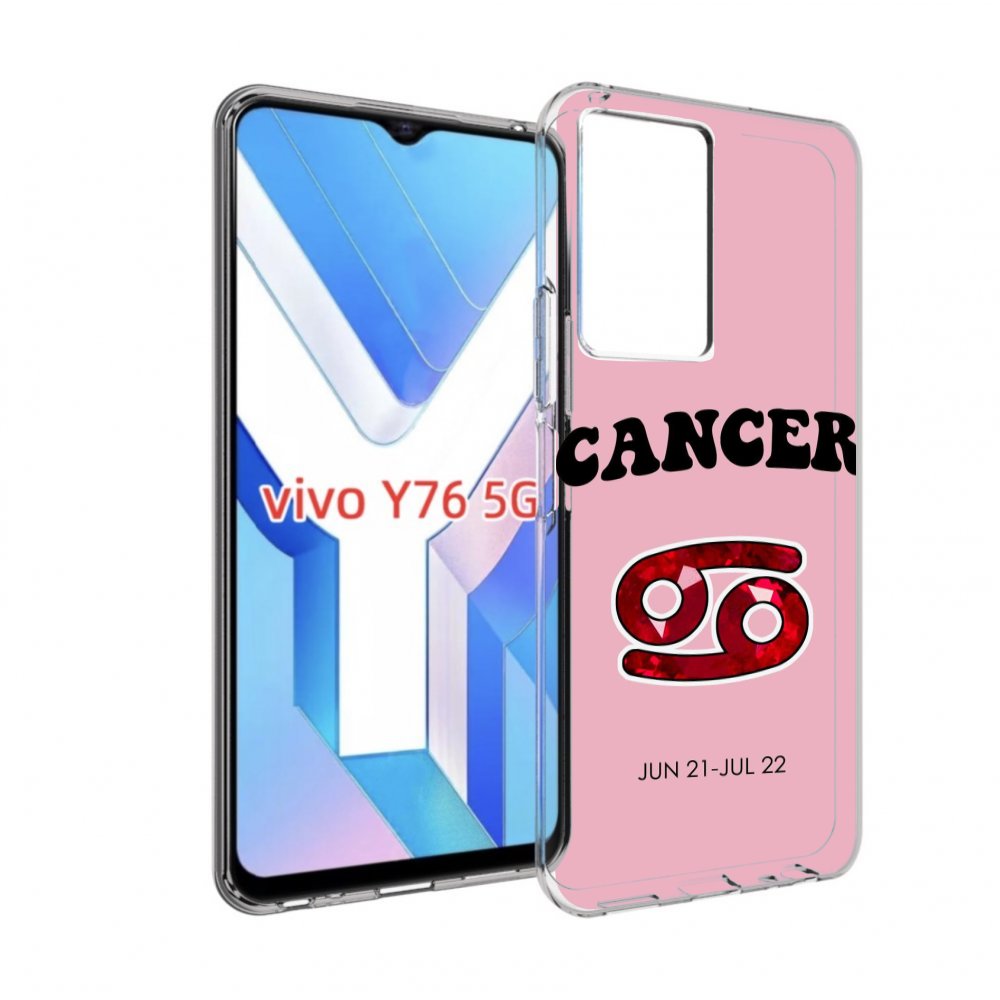 

Чехол MyPads знак зодиака рак 1 для Vivo Y76 5G, Прозрачный, Tocco