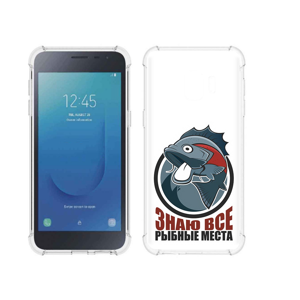 Чехол MyPads Tocco для Samsung Galaxy J2 Core знаю все рыбные места (PT124748.583.367)