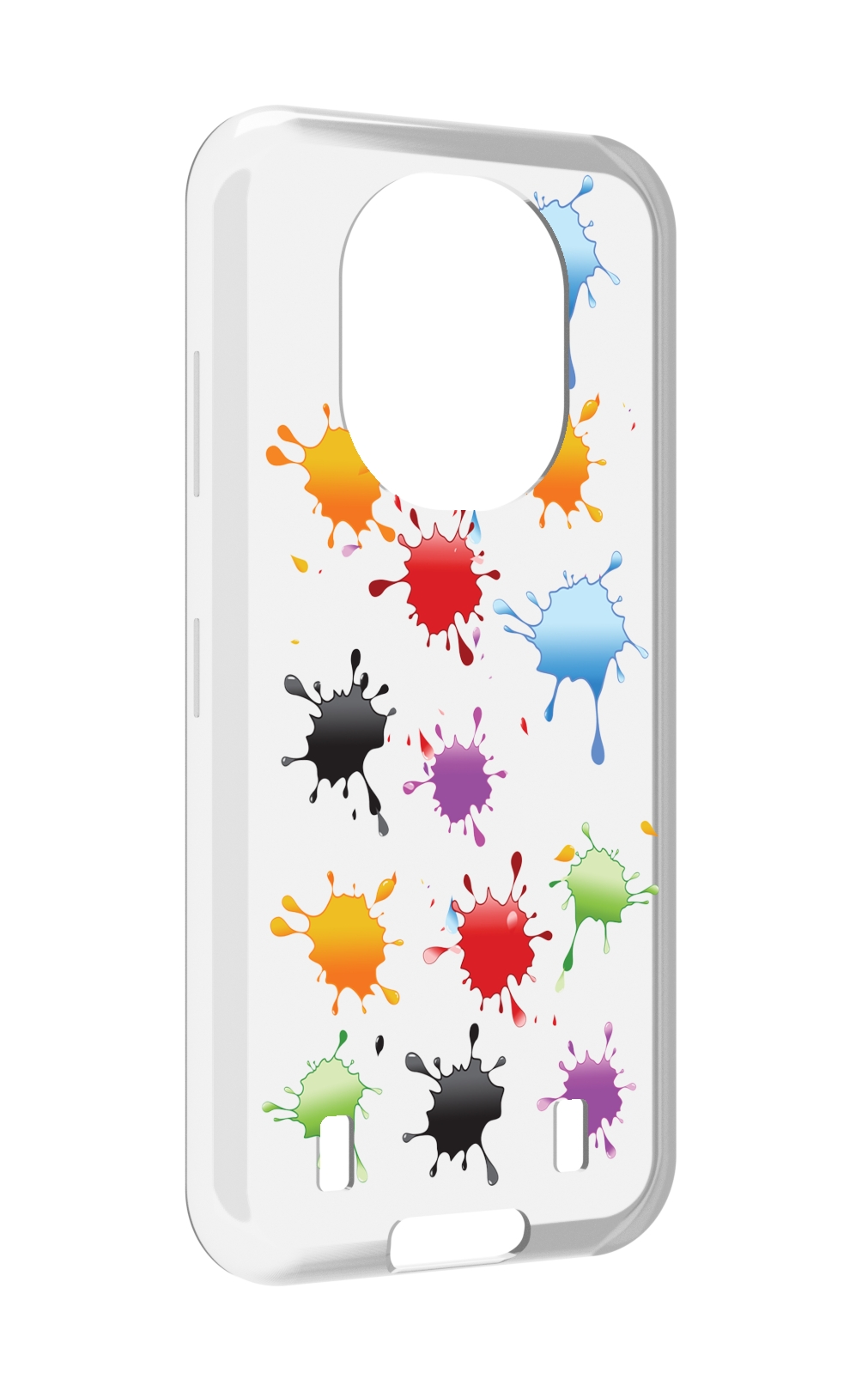 

Чехол MyPads кляксы для Oukitel WP16, Прозрачный, Tocco