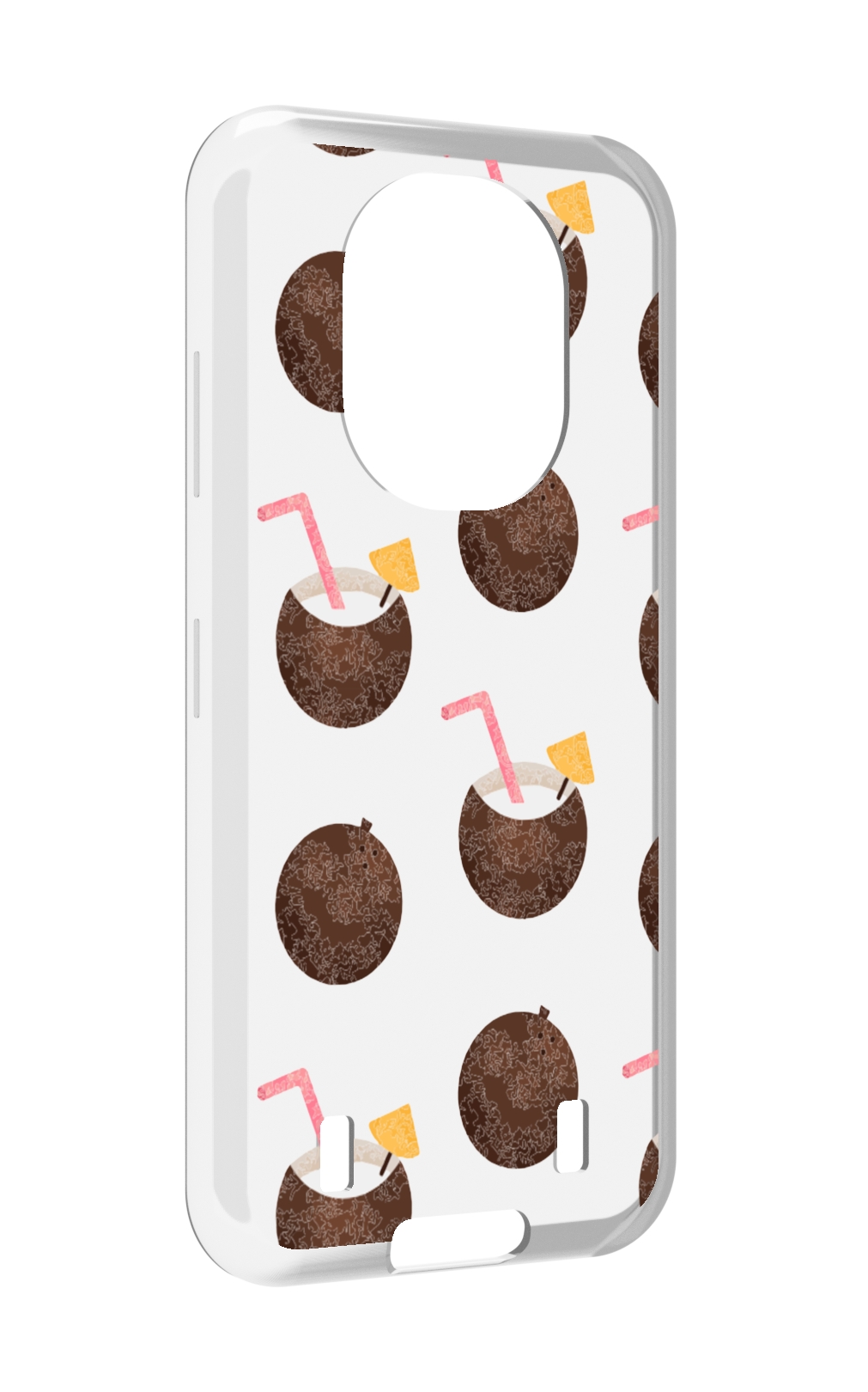 

Чехол MyPads кокосики для Oukitel WP16, Прозрачный, Tocco
