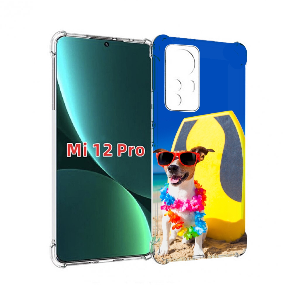 

Чехол MyPads Гавайская-собака для Xiaomi 12S Pro, Прозрачный, Tocco