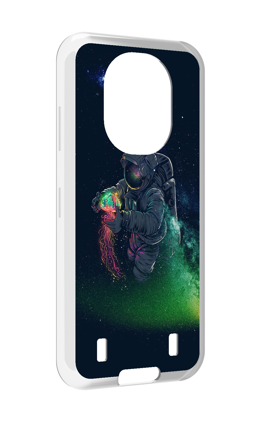 

Чехол MyPads космонавт-с-оружием-арты для Oukitel WP16, Прозрачный, Tocco