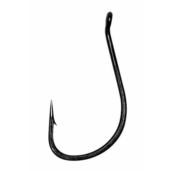 Одинарные крючки Ryobi Chod Hook  №10 BN, с колечком, прямое острие, с бородкой