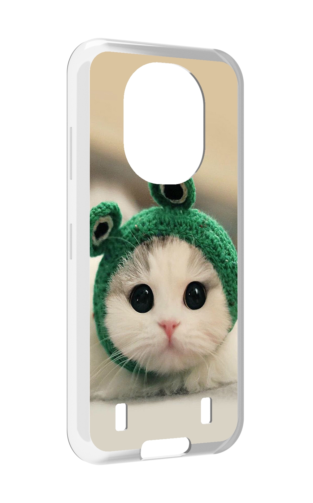 

Чехол MyPads кот-лягушка детский для Oukitel WP16, Прозрачный, Tocco