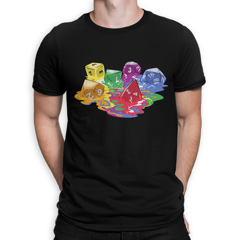 фото Футболка мужская dream shirts кубики dungeons and dragons dnd 54815022 черная xs