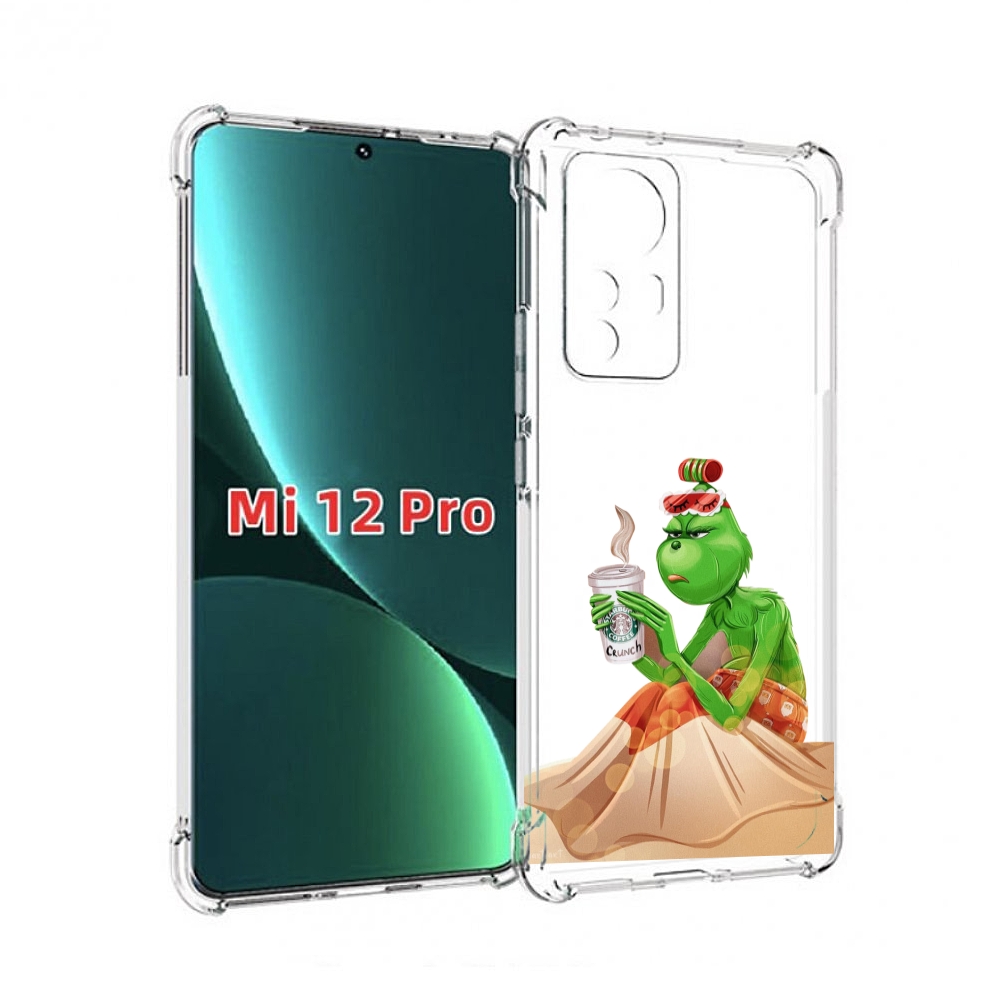 

Чехол MyPads Гринч-в-платье для Xiaomi 12S Pro, Прозрачный, Tocco