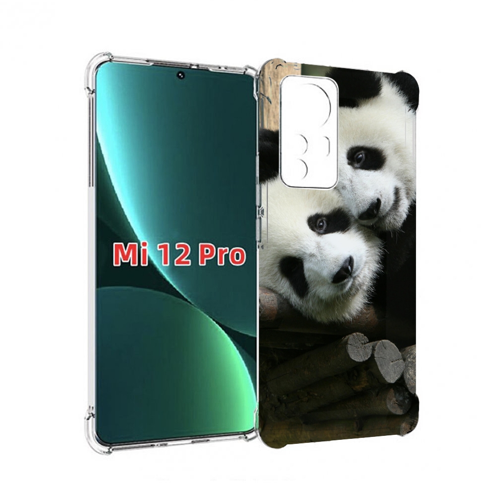

Чехол MyPads Две-панды для Xiaomi 12S Pro, Прозрачный, Tocco