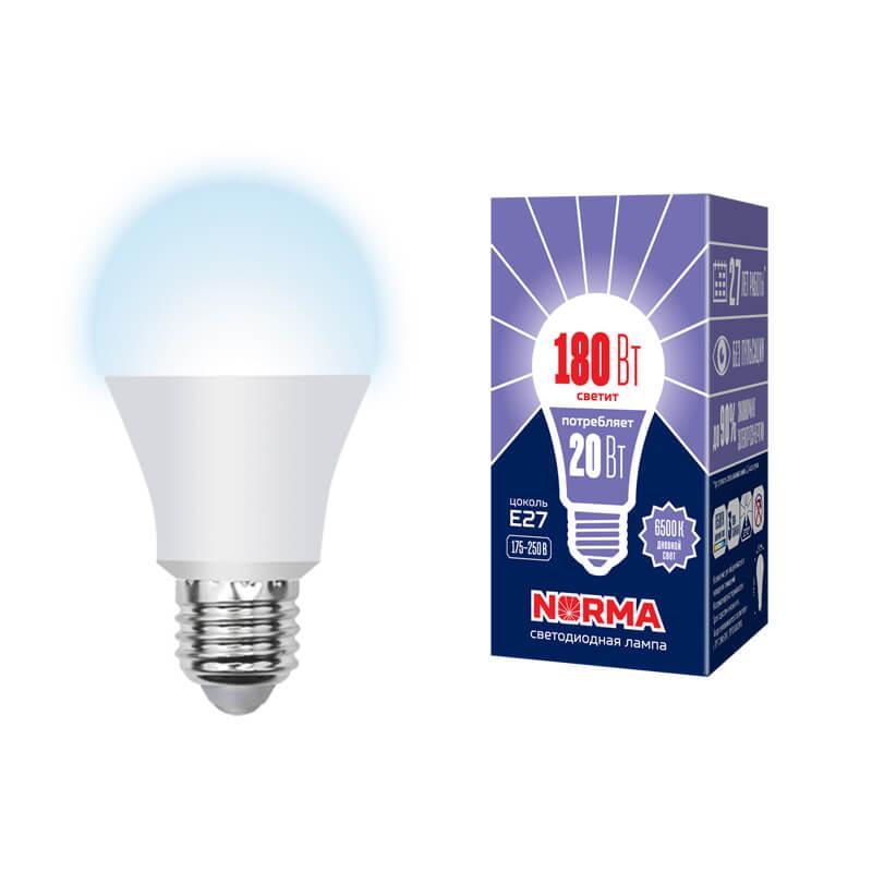 

Лампа светодиодная E27 20W 6500K матовая LED-A65-20W/DW/E27/FR/NR UL-00004028