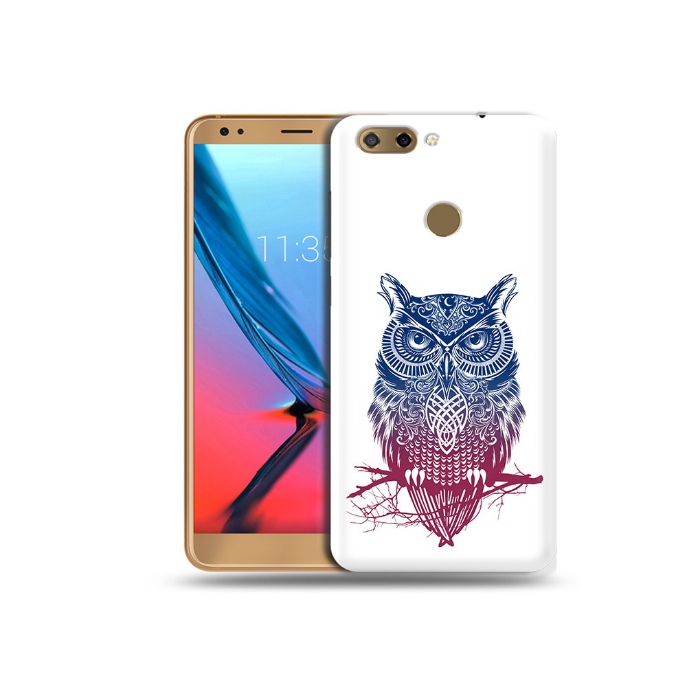 

Чехол MyPads Tocco для ZTE Blade V9 хиппи сова (PT106427.464.664), Прозрачный, Tocco