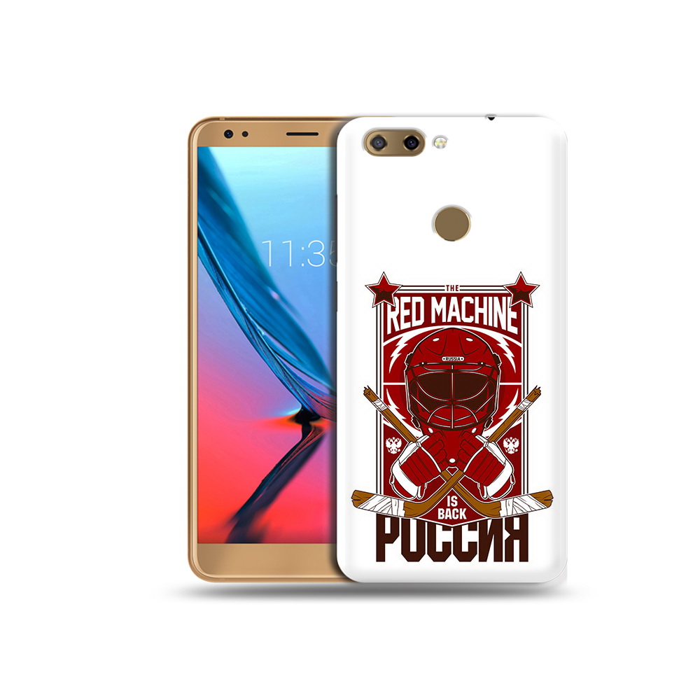Чехол MyPads Tocco для ZTE Blade V9 хоккей россия (PT106427.464.666)