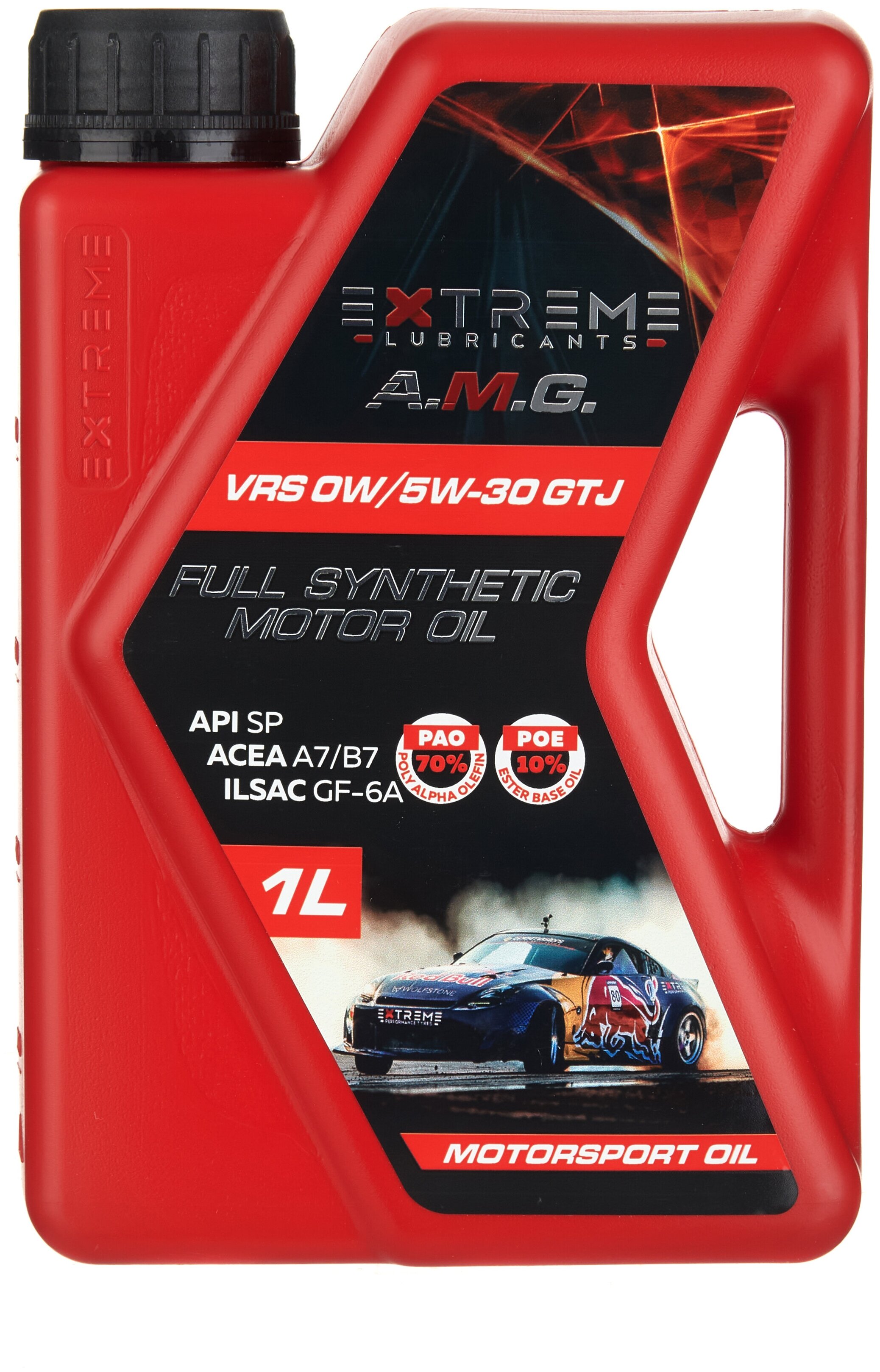 фото Моторное масло extreme a.m.g. vrs 0w/5w-30 gtj (1 л) exvrs0/5w30gtj1l extreme lubricants