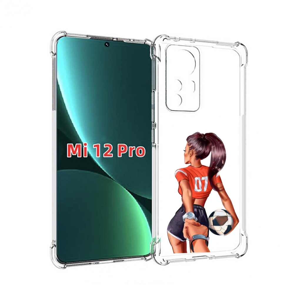 

Чехол MyPads Девушка-футболистка женский для Xiaomi 12S Pro, Прозрачный, Tocco