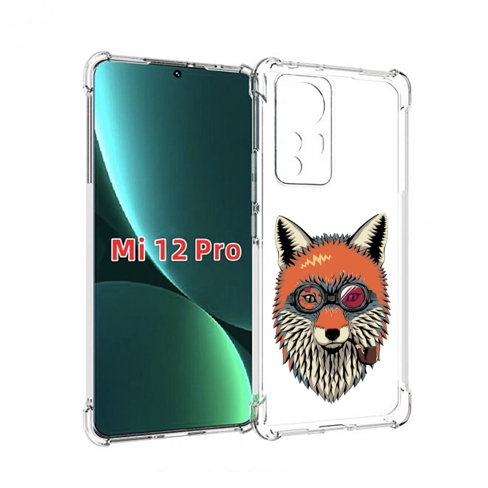 

Чехол MyPads Деловой лис для Xiaomi 12S Pro, Прозрачный, Tocco