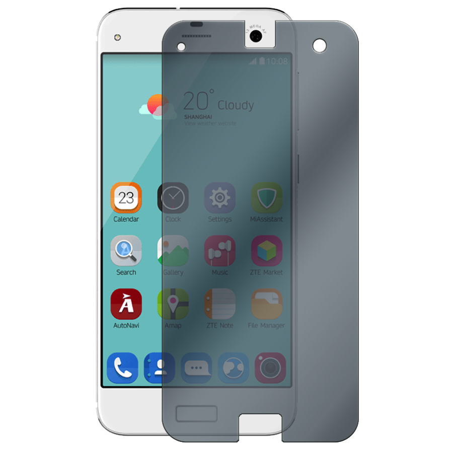 

Стекло защитное гибридное Антишпион Krutoff для ZTE Blade S7