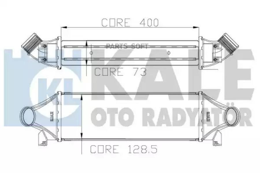 Интеркулер ford transit KALE 126200