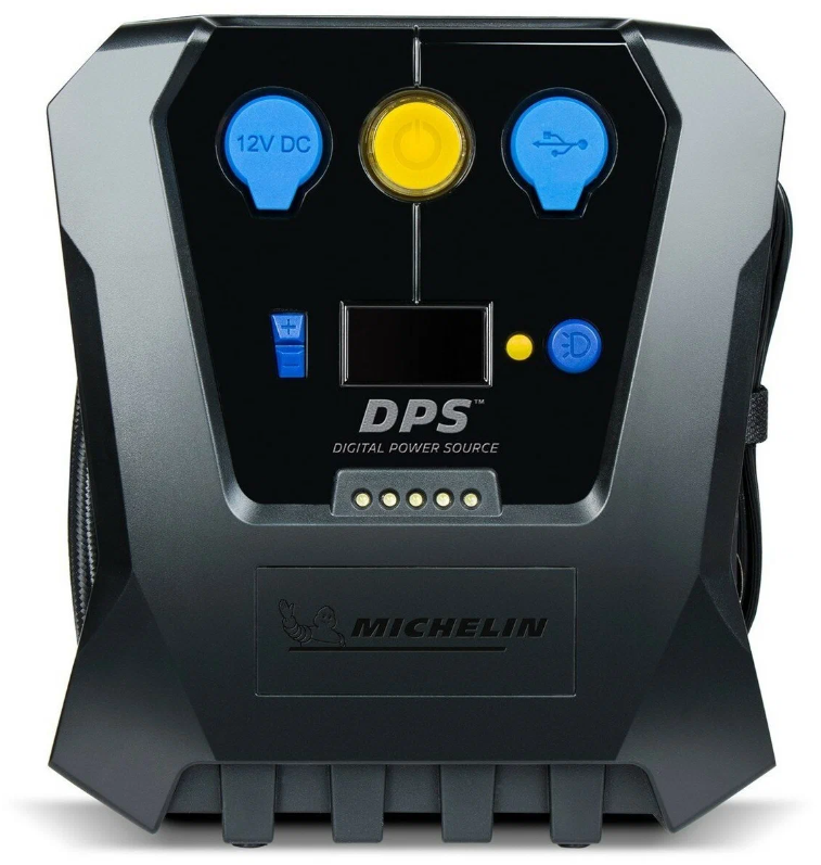 Компрессор воздушный MICHELIN цифровой программируемый с выходом на 12В и USB с LED подсве