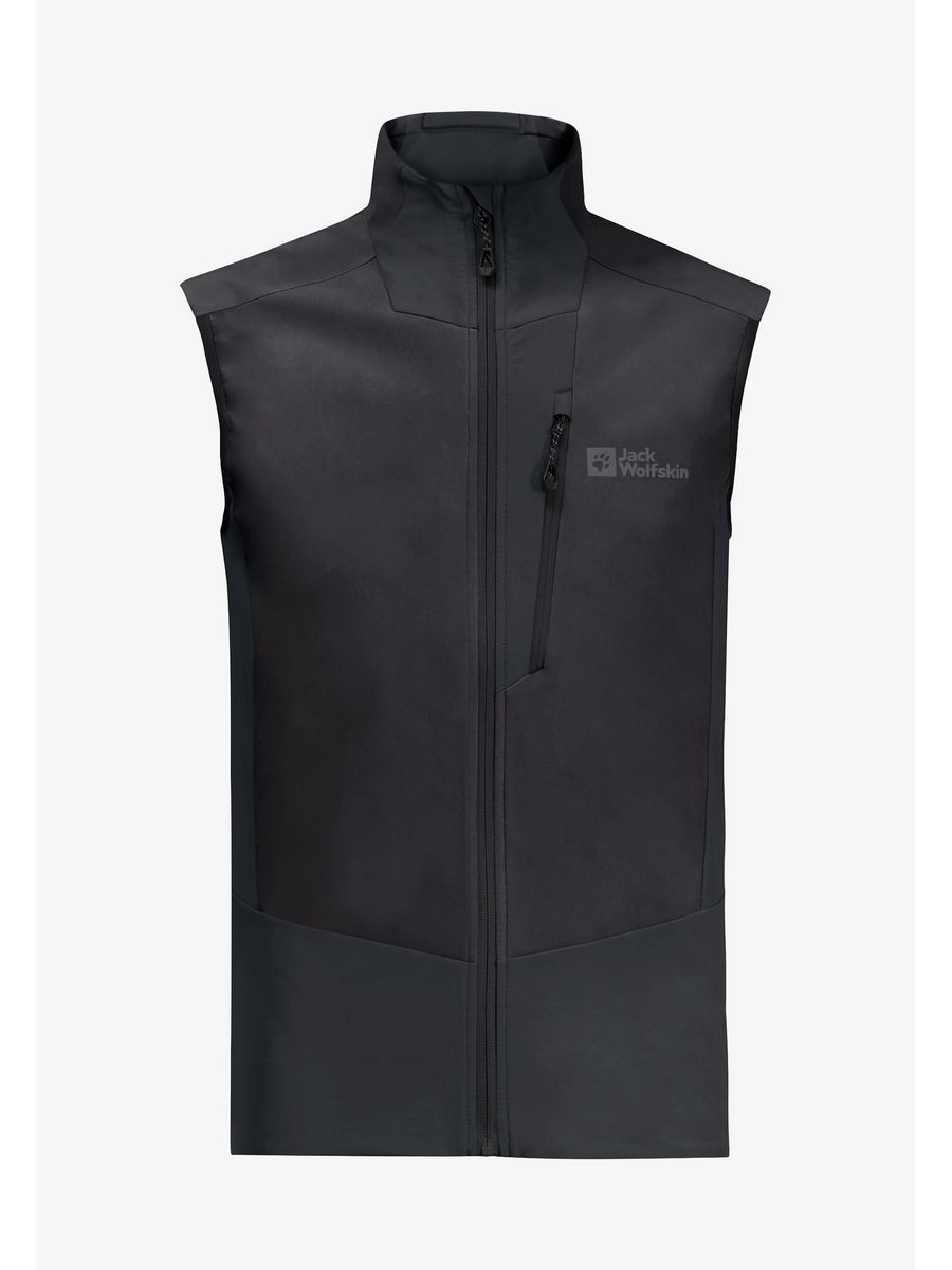 

Жилет мужской Jack Wolfskin JA442F0HB черный M, JA442F0HB
