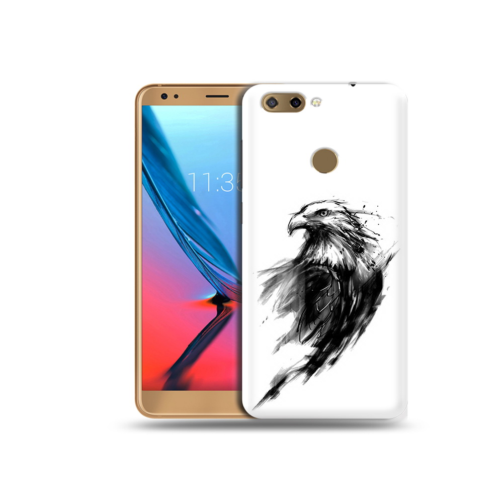 

Чехол MyPads Tocco для ZTE Blade V9 чб птица (PT106427.464.670), Прозрачный, Tocco