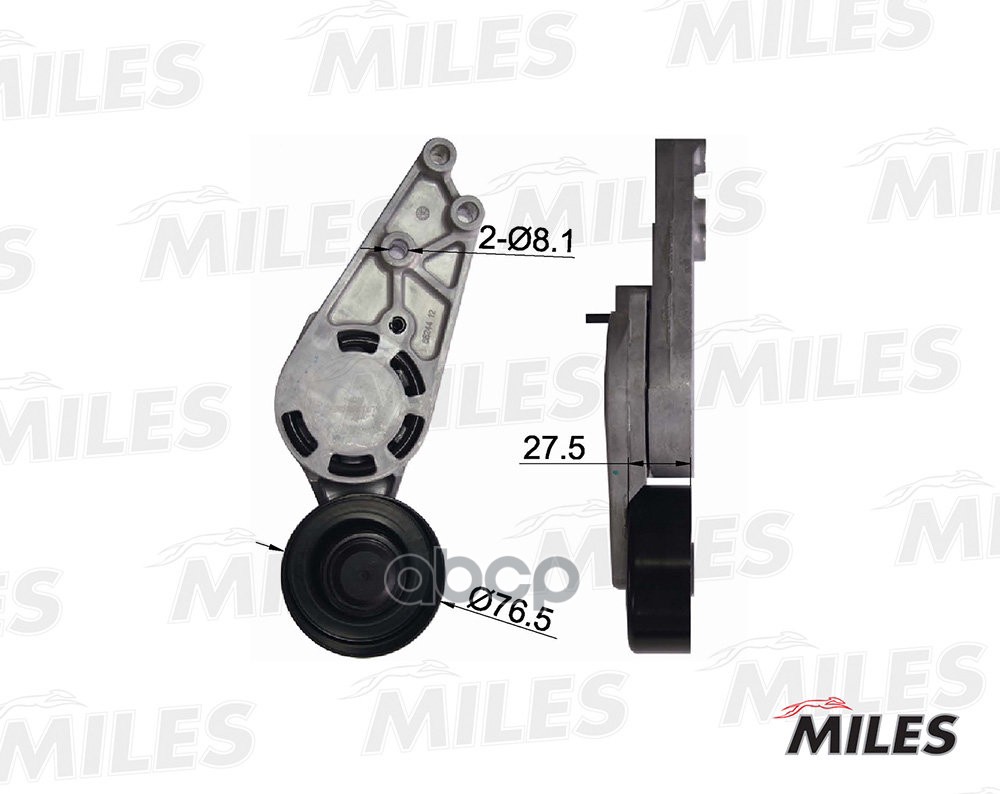 

Натяжитель Ремня Приводного Vag 1.8T-2.0 Miles AG00033, AG00033