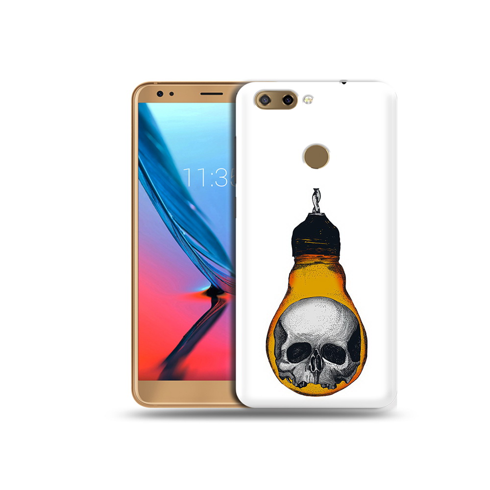 

Чехол MyPads Tocco для ZTE Blade V9 череп в лампочке (PT106427.464.676), Прозрачный, Tocco