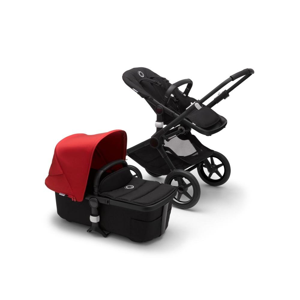 

Коляска 2 в 1 Bugaboo fox2 black/ black/ red, Fox2