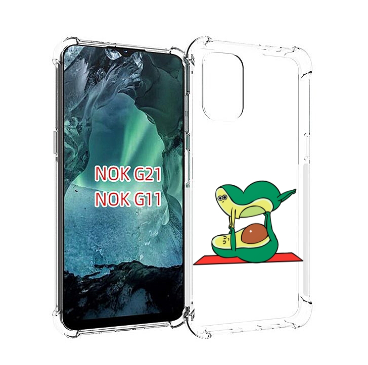 

Чехол Mypads Две-Половинки Для Nokia G11/G21, Прозрачный, Tocco