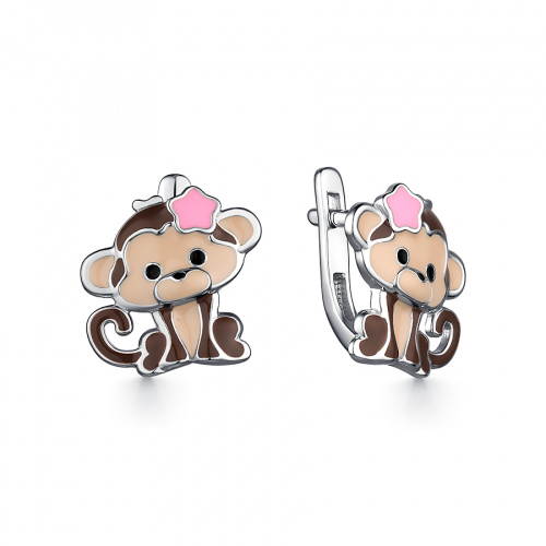 

Серьги из серебра с эмалью DEWI KIDS 901021763, 901021763
