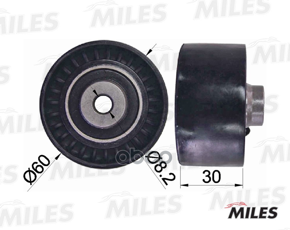 

Ролик Ведущий, Ремень Грм Miles AG02075, AG02075