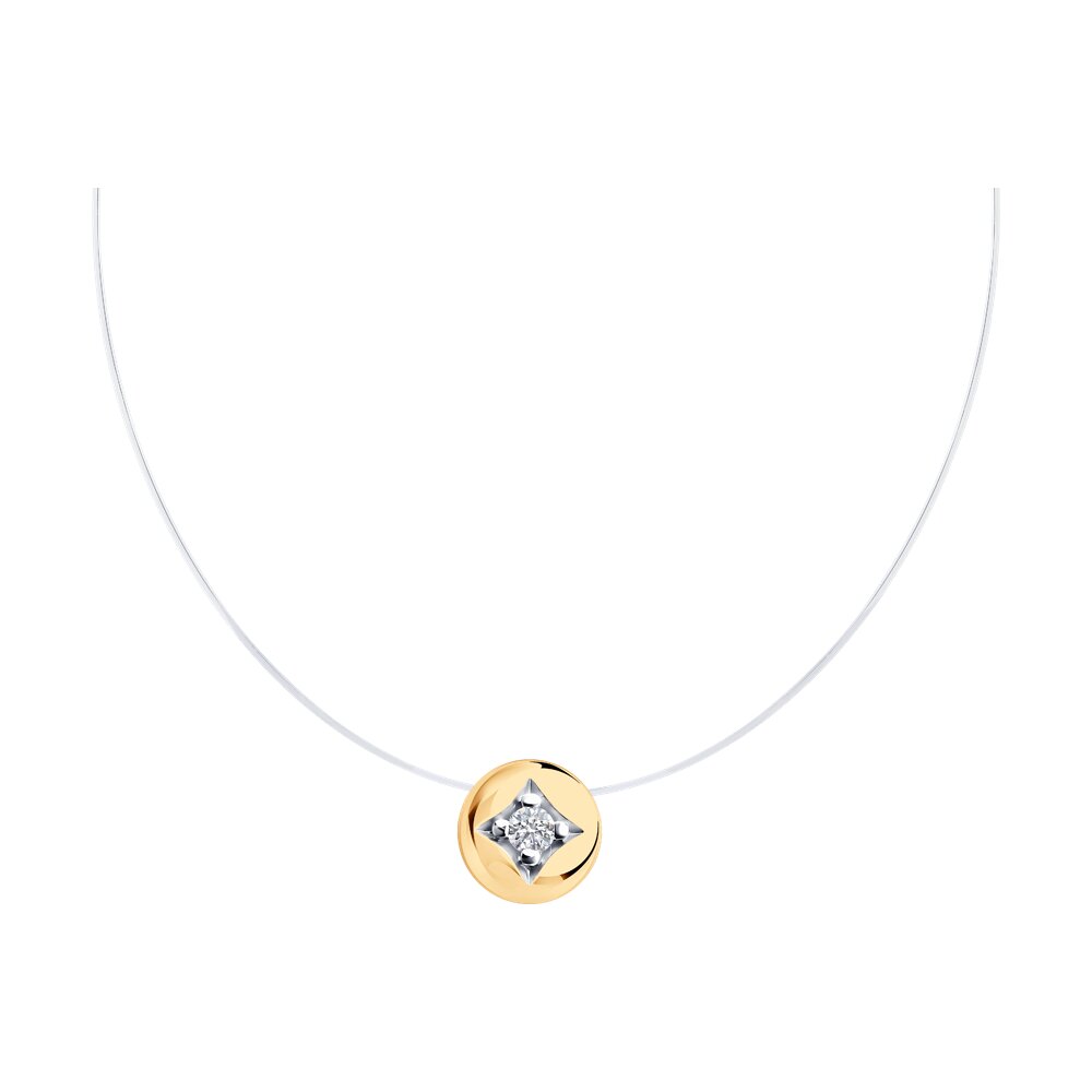 

Колье из серебро 50 см Diamant 93-170-02195-1, фианит, 93-170-02195-1