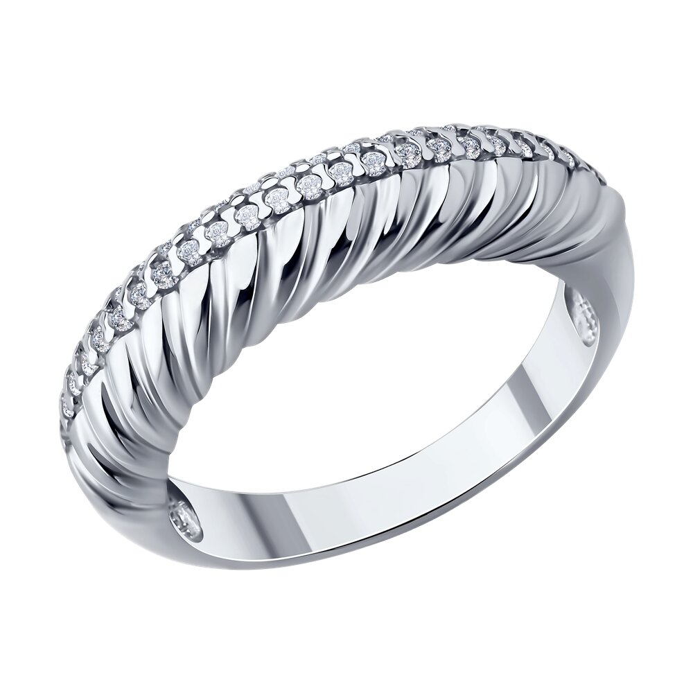 

Кольцо из серебра р. 17 Diamant 94-110-02160-1, фианит, 94-110-02160-1