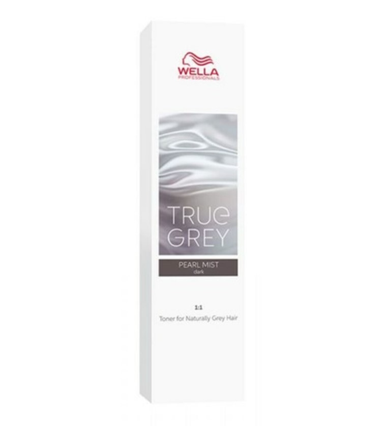 фото Тонер wella true grey pearl mist dark для натуральных седых волос, 60 мл