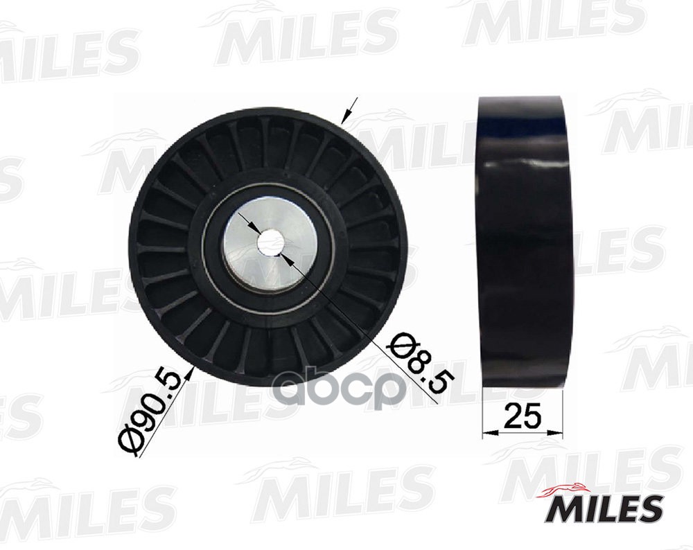 

Ролик Ремня Приводного Vw Passat/Lt/T4 1.8-2.5d Miles арт. ag03098, AG03098