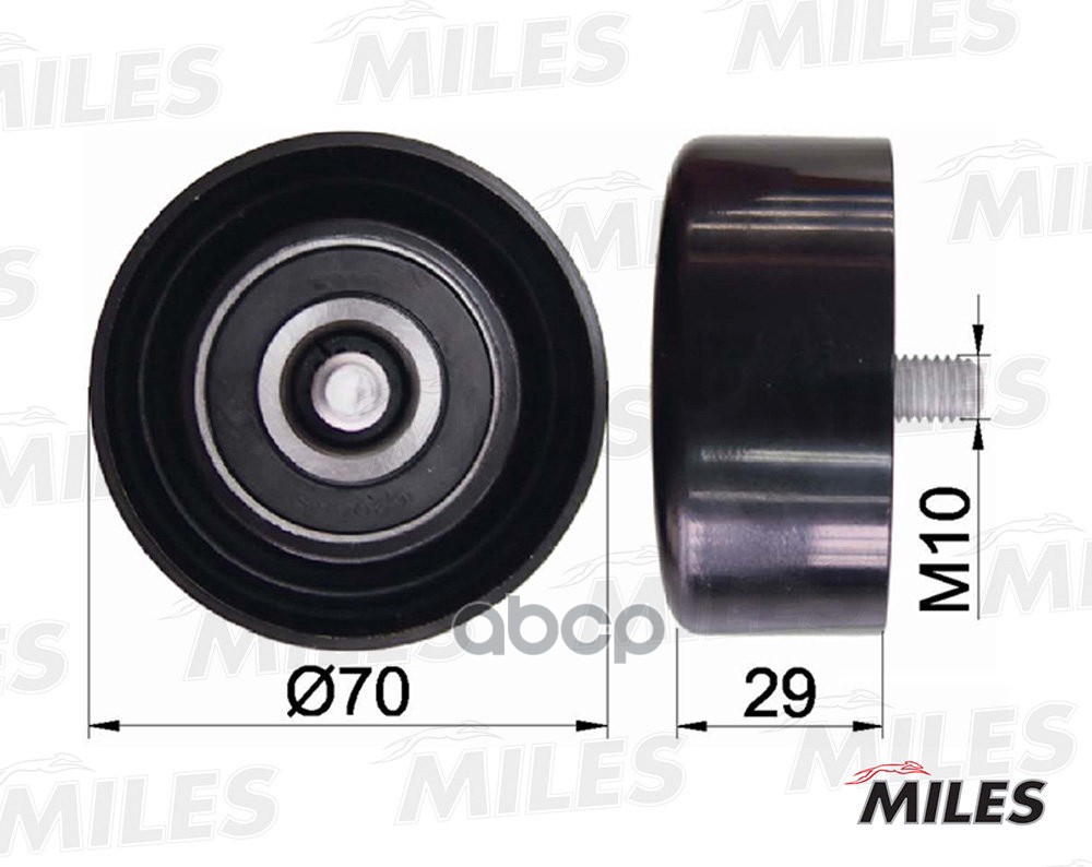 

Ролик Ремня Приводного Hyundai Sonata Nf 08-/Sonata Yf 10-/Kia.. Miles арт. ag03108, AG03108