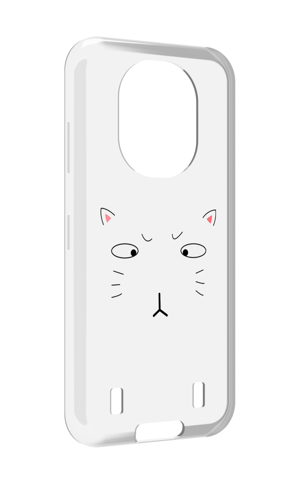 

Чехол MyPads кот-части-лица для Oukitel WP16, Прозрачный, Tocco