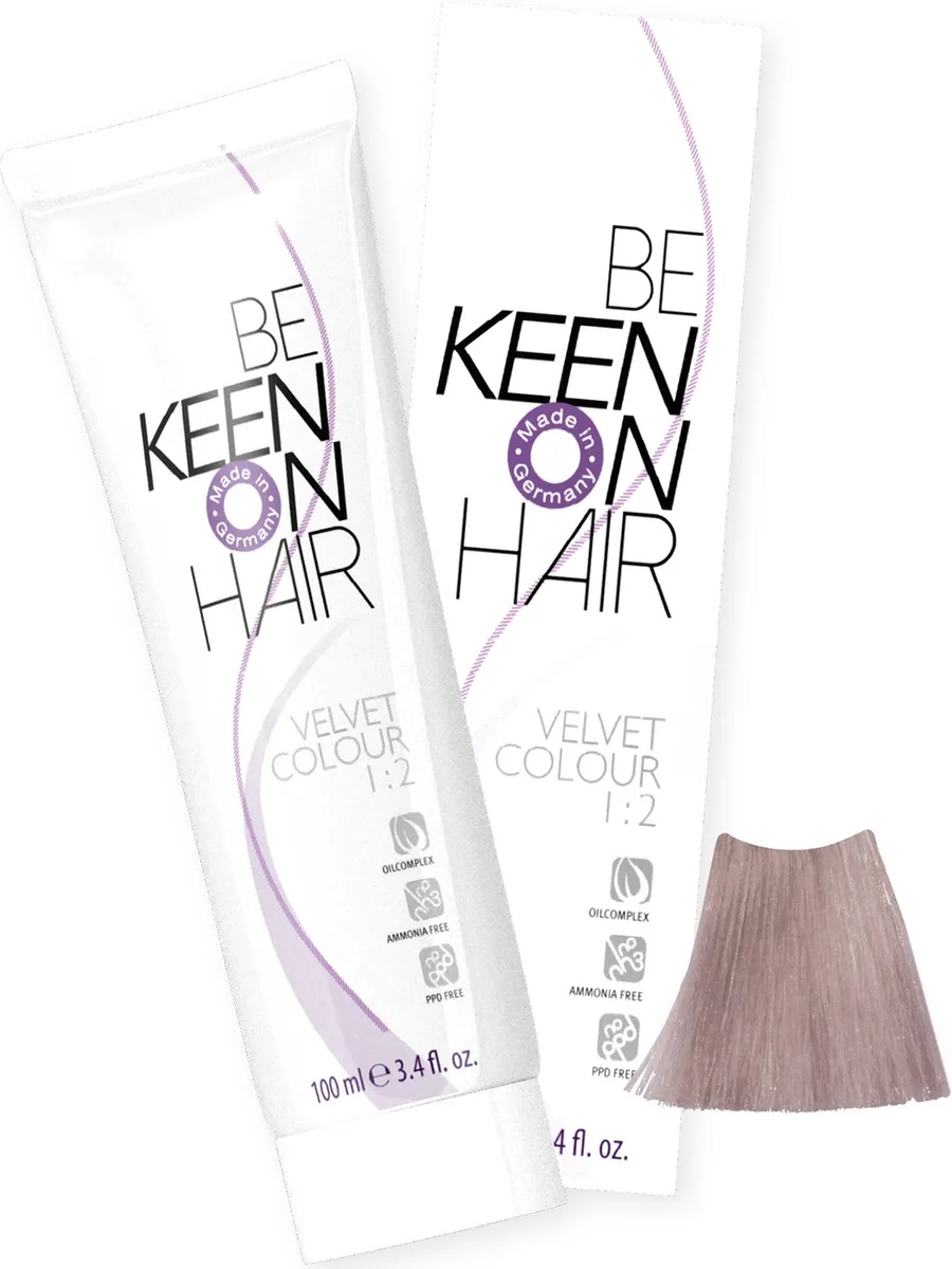 Краска для волос KEEN Velvet Colour стойкая, 9.8 светлый жемчужный блондин, 100 мл