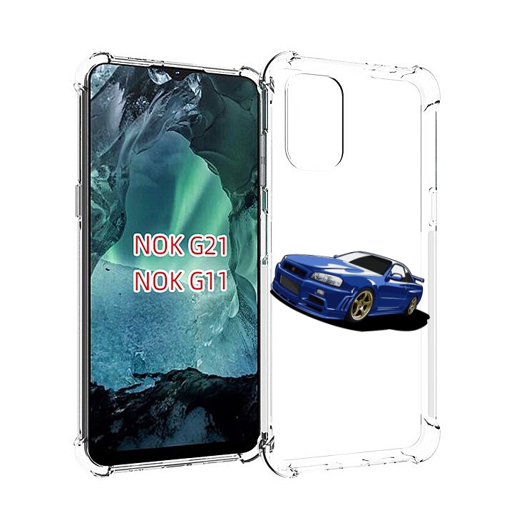 

Чехол Mypads Джитиэр Для Nokia G11/G21, Прозрачный, Tocco