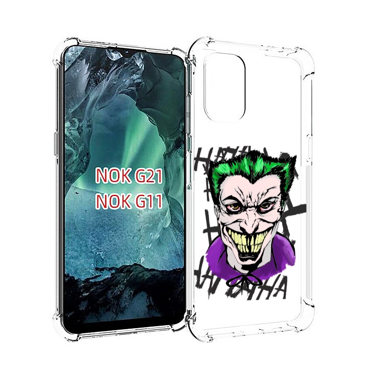 

Чехол Mypads Джокер-Крейзи Для Nokia G11/G21, Прозрачный, Tocco
