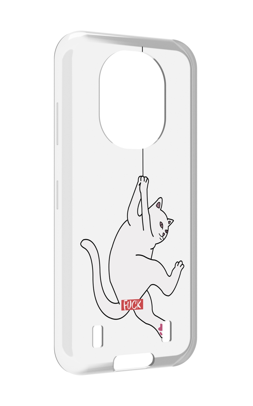 

Чехол MyPads котяра-на-веревке для Oukitel WP16, Прозрачный, Tocco