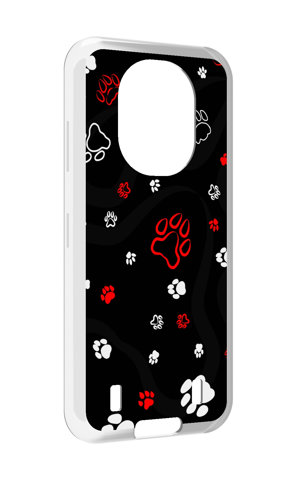 

Чехол MyPads кошачьи-лапки для Oukitel WP16, Прозрачный, Tocco