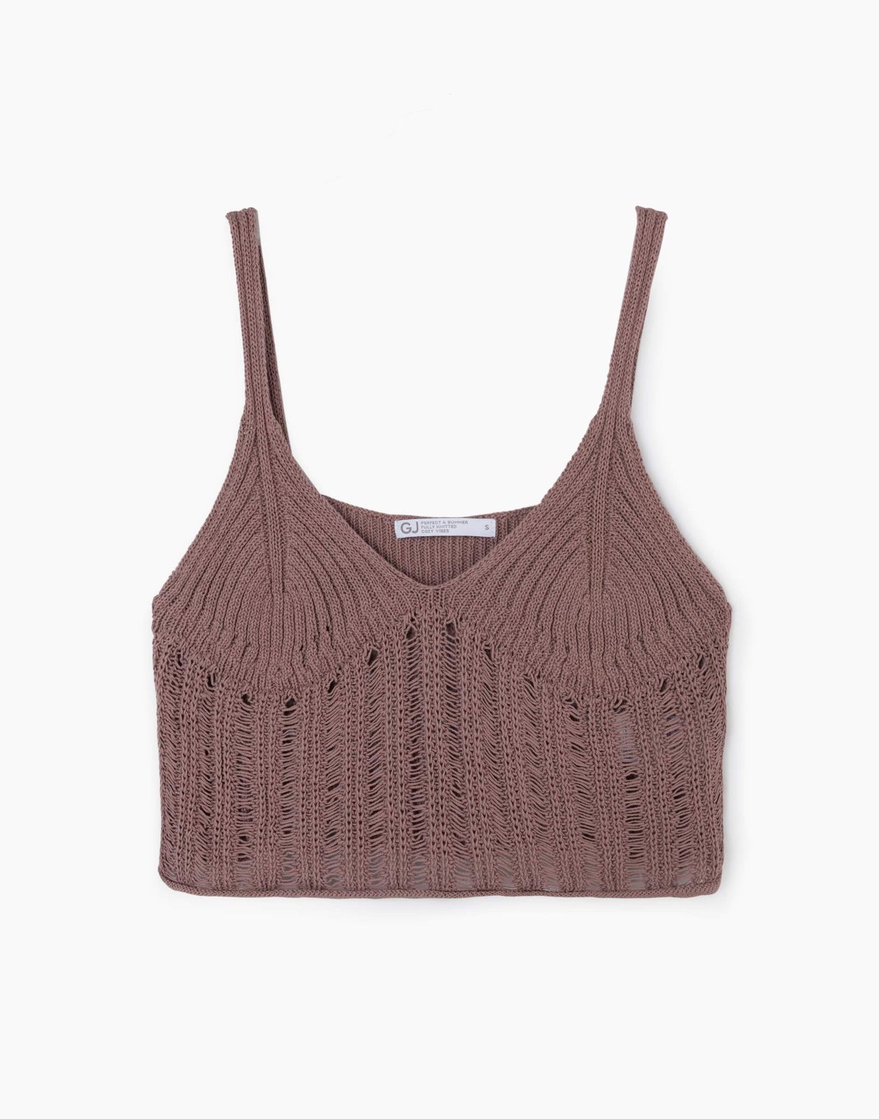 Кроп-топ женский Gloria Jeans GTN003896 бежевый M170 1399₽