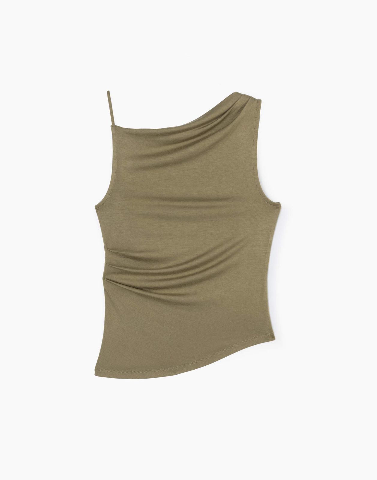 

Кроп-топ женский Gloria Jeans GTN004165 хаки M/170, GTN004165