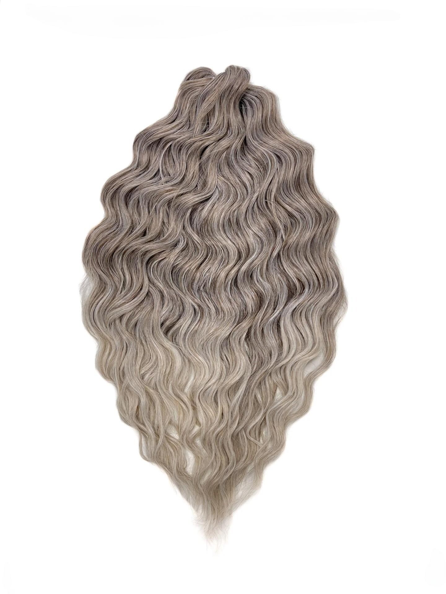 Афрокудри для плетения волос Anna T18 56С светло русый длина 60 вес 300г