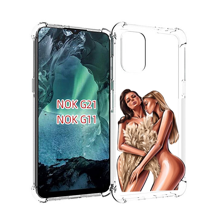 

Чехол Mypads Иллюстрированные-Девушки Женский Для Nokia G11/G21, Прозрачный, Tocco