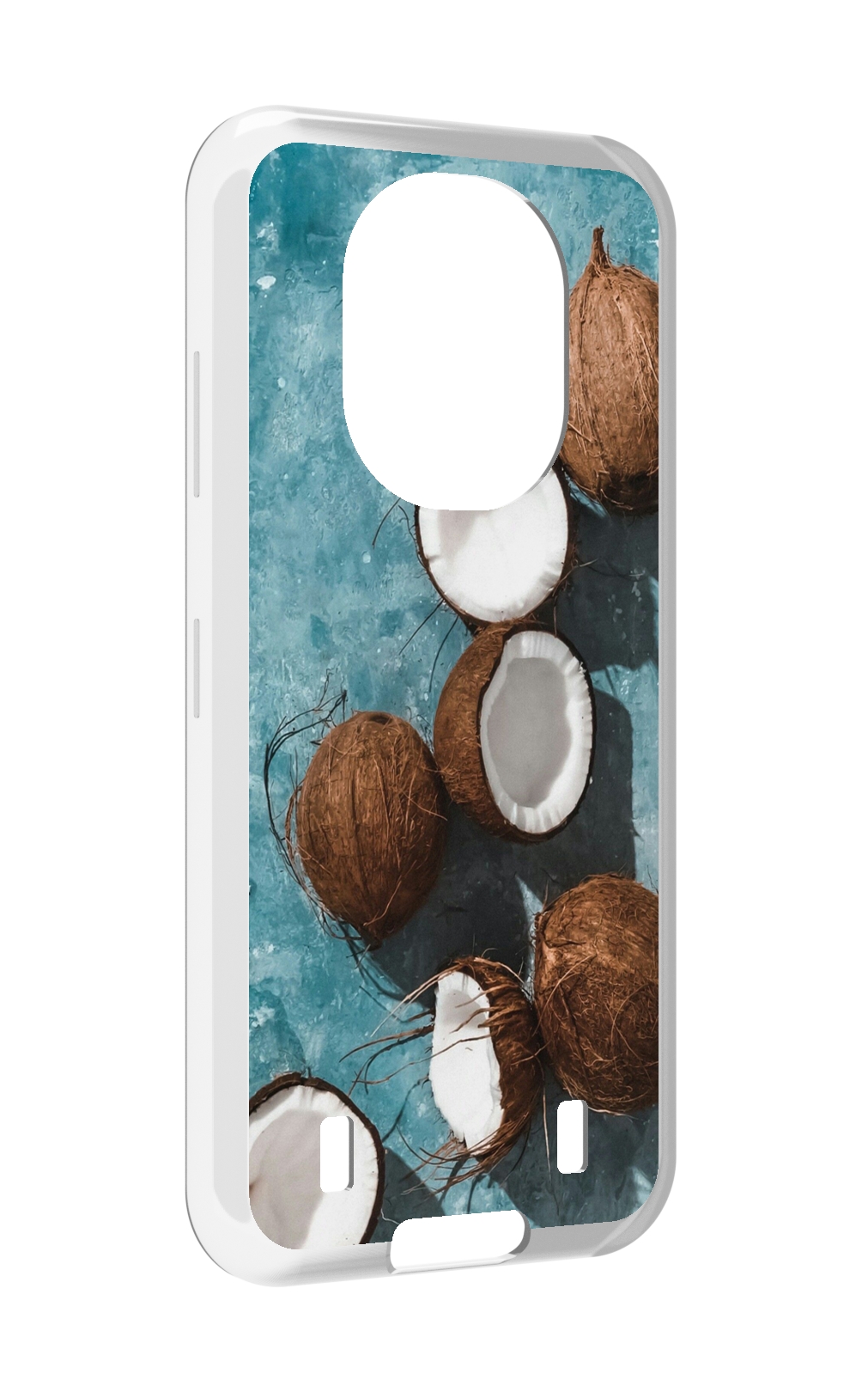 

Чехол MyPads красивые-кокосы для Oukitel WP16, Прозрачный, Tocco