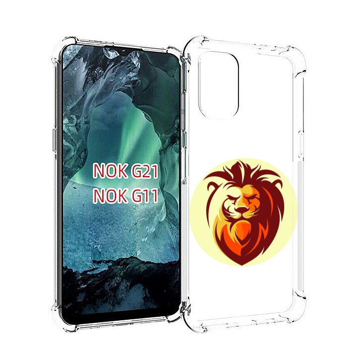 

Чехол Mypads Картинка-Лев Для Nokia G11/G21, Прозрачный, Tocco