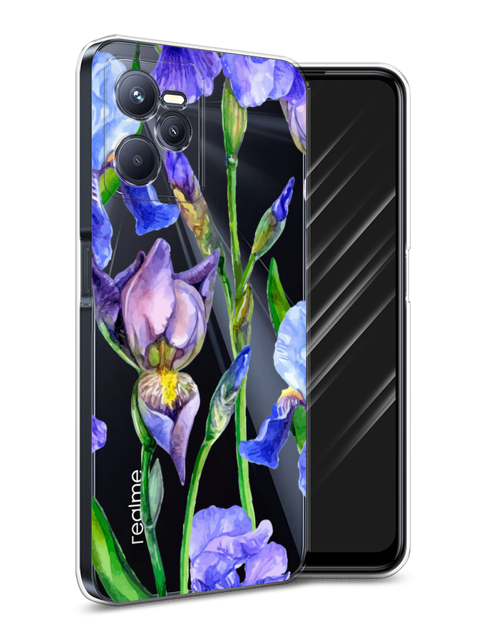 

Чехол Awog на Realme C35 "Синие ирисы", Разноцветный, 259250-8