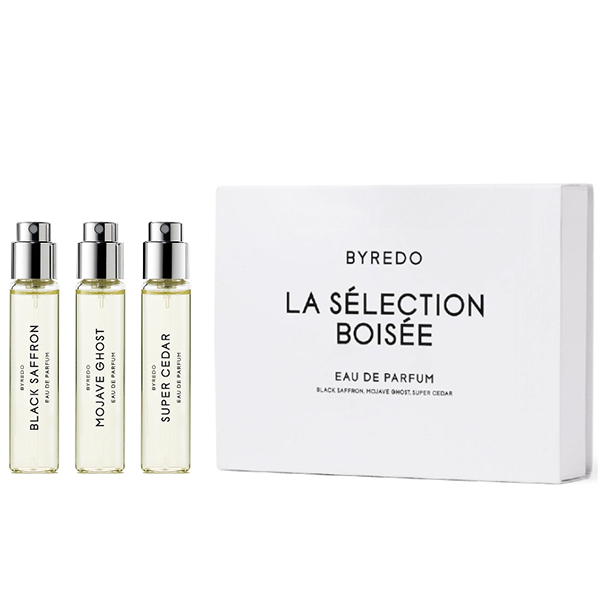 Набор парфюмерной воды Byredo La Selection Boisee (Mojave/Cedar/Saffron), 3x12 мл