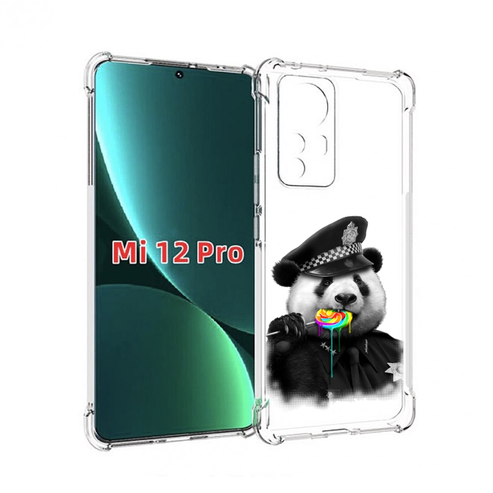 

Чехол MyPads Панда полиция для Xiaomi 12S Pro, Прозрачный, Tocco