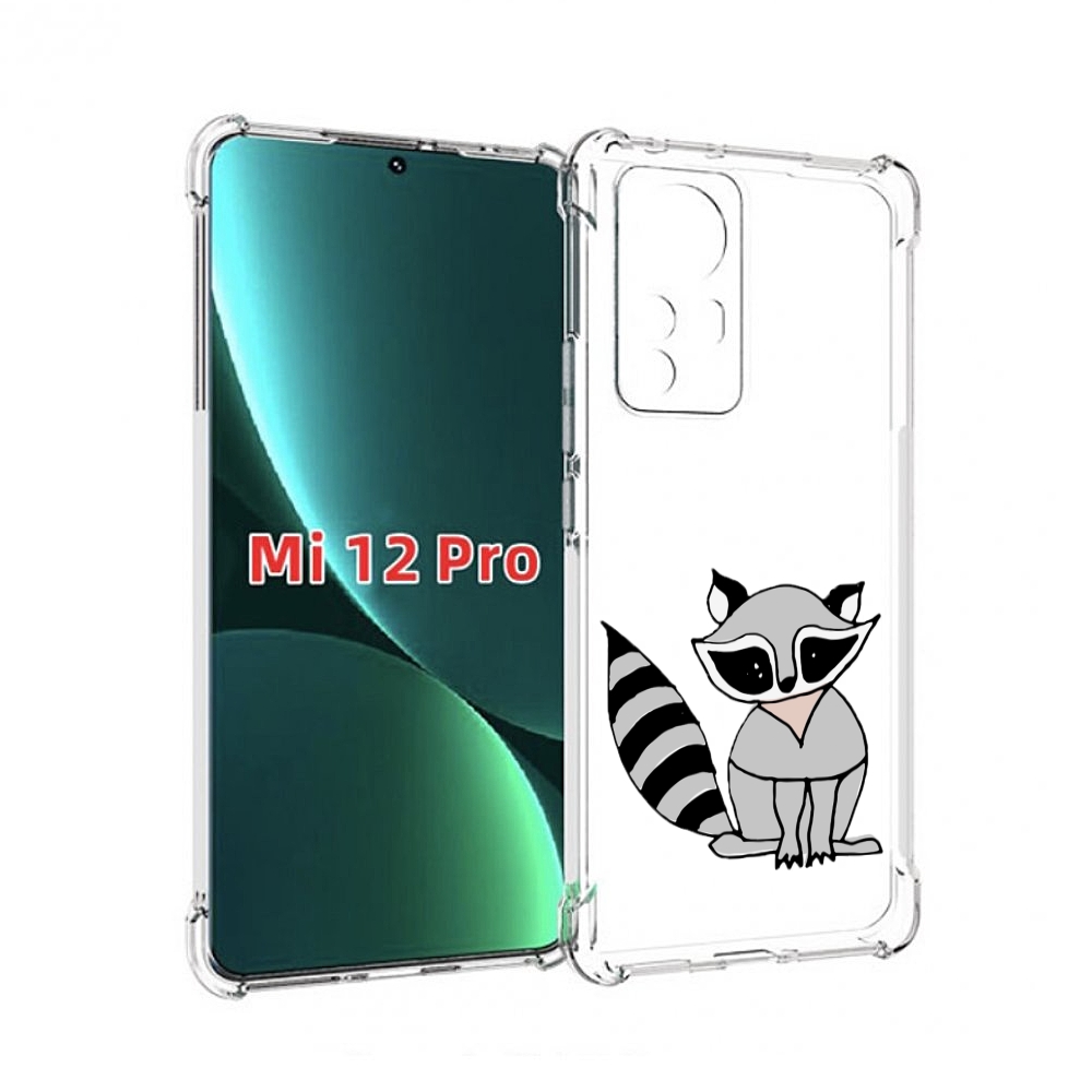 

Чехол MyPads Енотик для Xiaomi 12S Pro, Прозрачный, Tocco