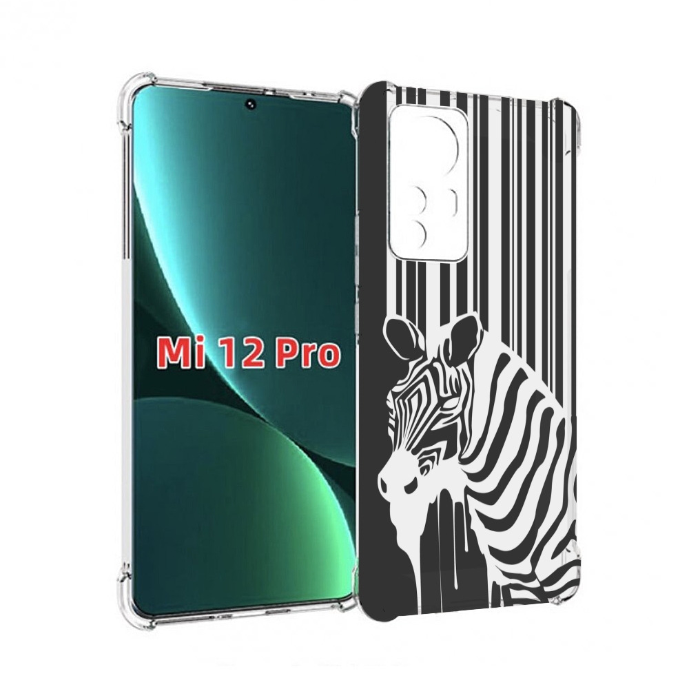 

Чехол MyPads Зебра для Xiaomi 12S Pro, Прозрачный, Tocco